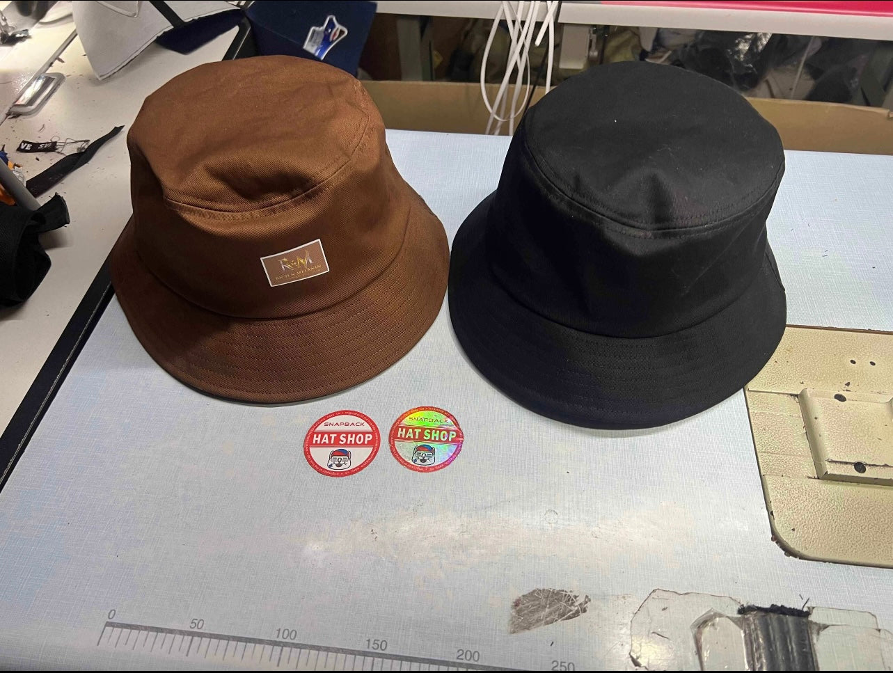 Satin lined Designer Bucket hats